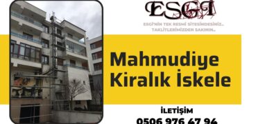 Mahmudiye Kiralık İskele | Güvenli İskele Kiralama 2024